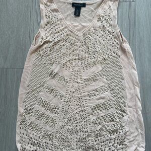 White House black market sleeveless blouse
